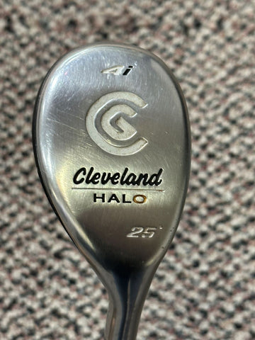 Cleveland Halo 25° 4i Hybrid DG S300U Stiff Flex Shaft Golf Pride MCC Grip