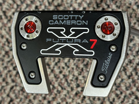 Scotty Cameron Futura X7 35" Putter Orig Scotty Shaft Oversize Grip