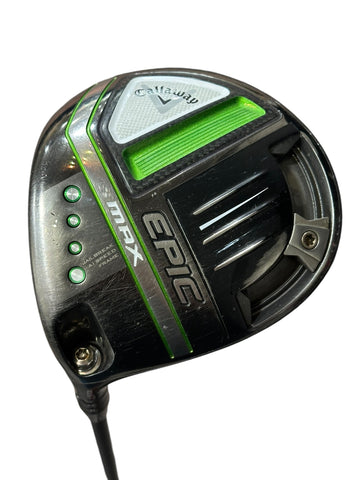 Callaway LH Epic Max 10.5° Driver Cypher 5.0 R Flex Shaft GP Tour Wrap Grip