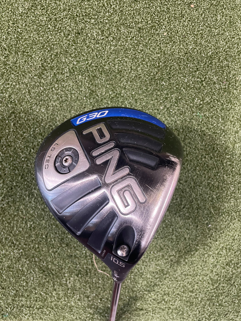Ping G30 LS Tec 10.5° Driver 45" Ping Tour S Flex Shaft Golf Pride CP2 Wrap Grip