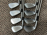 Mizuno MS-8 Iron Set 4-PW/SW Mizuno Silvex S Flex Shafts GP Tour Wrap Grips