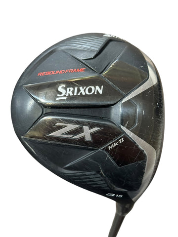 Srixon ZX MKII 15° 3 Wood Hzrdus 5.5 60g Regular Flex Shaft Winn Dri•Tac Grip