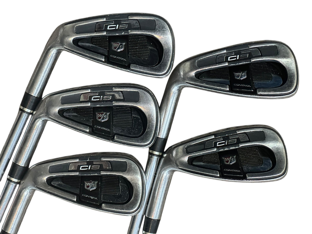 Wilson Staff LH CI9 Iron Set 6-PW SS105 Regular Flex Shafts Wilson Staff Grips