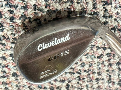 Cleveland CG15 Zip Grooves 62•8 LW Traction Wedge Flex Shaft GP Tour Velvet Grip