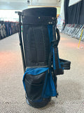 Orbit Golf Stand Bag 5-Way Divider 7 Pockets Harness Handle Rain Hood Black/Blue