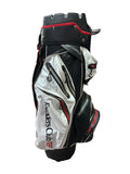 Founders Club Organizer Cart Bag 14-Way Divider 9 Pockets Strap Handle Rain Hood