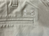 Under Armour Men's Golf Shorts Size 38 Tan Made in Bangladesh