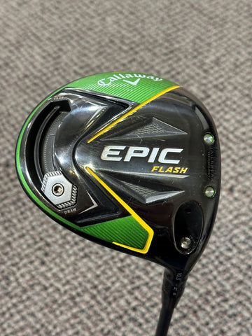 Callaway Epic Flash 10.5° Driver w/HC Hzrdus Smoke 6.0 S Flex Shaft GP MCC Grip