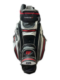 Founders Club Organizer Cart Bag 14-Way Divider 9 Pockets Strap Handle Rain Hood