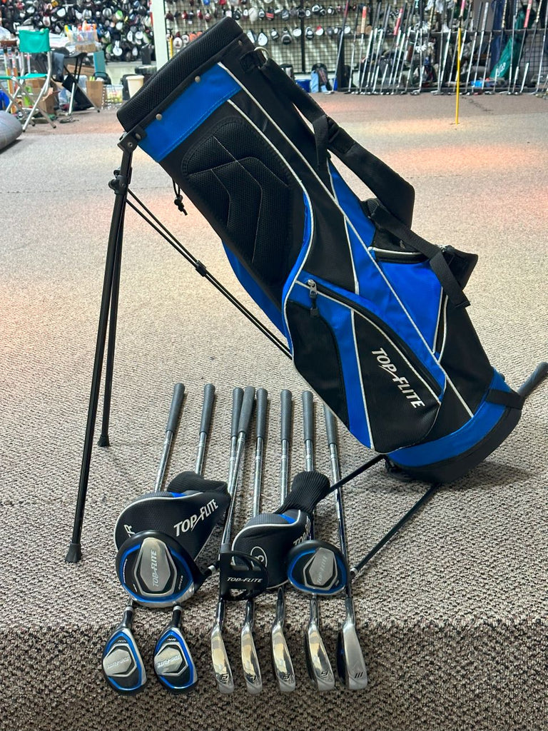 Top Flite Men's Left Hand Complete Golf Club Set Regular Flex SET-110123T01