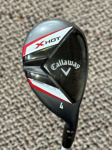 Callaway X Hot 22° 4 Hybrid X Hot 65g Regular Flex Shaft Callaway Grip