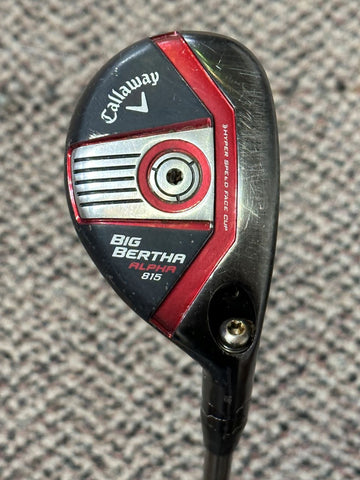 Callaway Big Bertha Alpha 815 18° Hybrid Recoil F4 S Flex GP Tour Velvet Grip