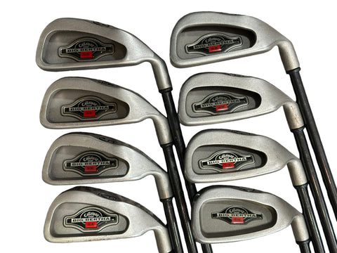Callaway 1994 Big Bertha Iron Set 3-PW RCH96 Stiff Flex Shafts Callaway Grips