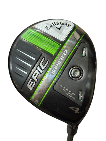 Callaway Epic Speed 16.5° 4 Wood Aldila NV 65g S Flex Shaft Swing Science Grip