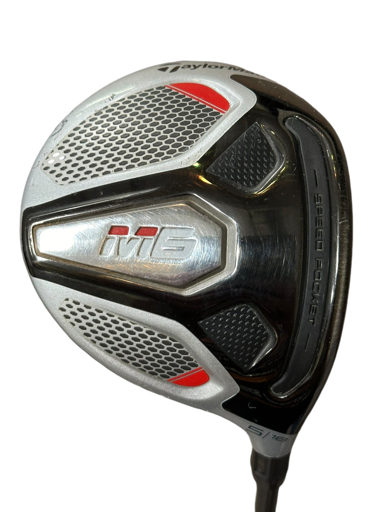 TaylorMade M6 18° 5 Wood Fujikura Atmos FW5 Regular Flex Shaft Lamkin Grip