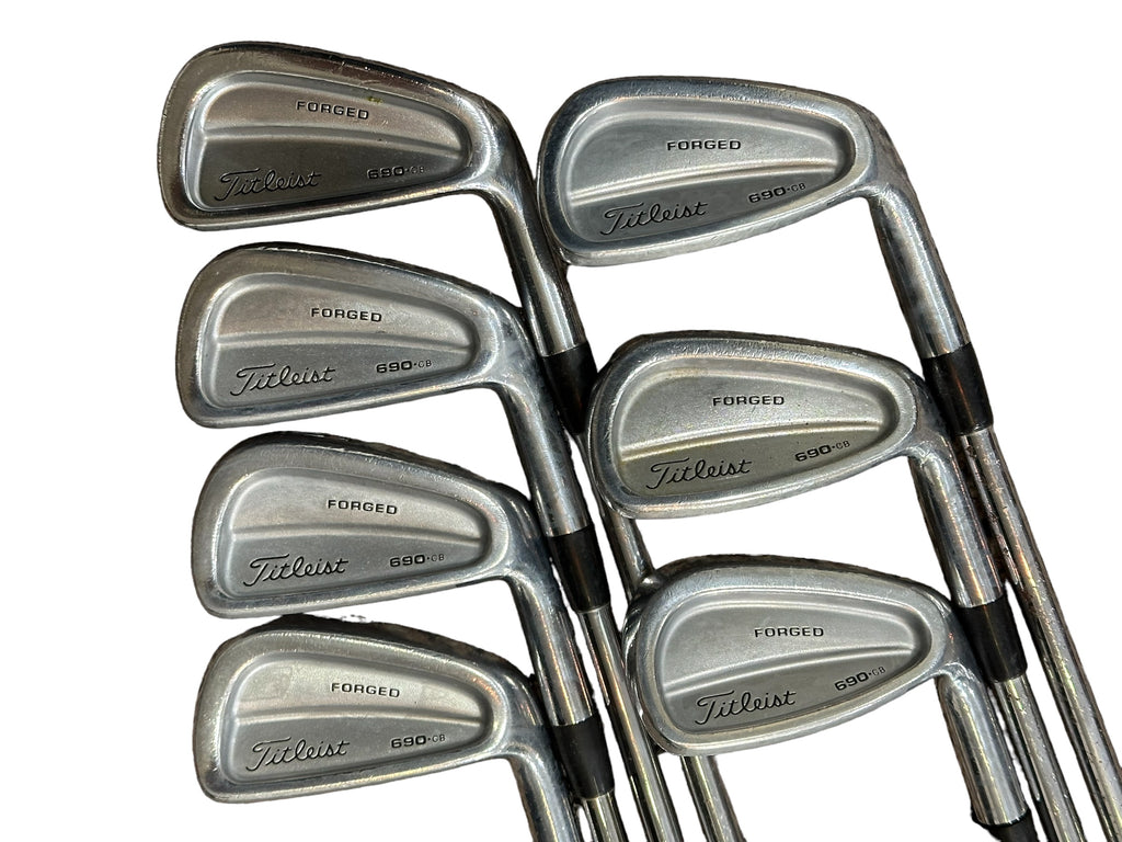 Titleist 690•CB Forged Iron Set 4-PW DG S300 S Flex Shafts Golf Pride MCC Grips