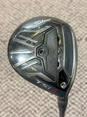 Titleist TSi3 15° 3 Wood w/HC Hzrdus Smoke 6.5 X Flex Shaft Golf Pride Z Grip
