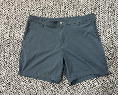 Lululemon Men's Golf Shorts Size 38 Dark Grey Made in Vietnam