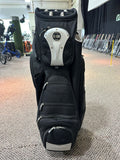 Sun Mountain C130 Cart Bag 14-Way Divider 10 Pockets Strap Handle Rain Hood Black