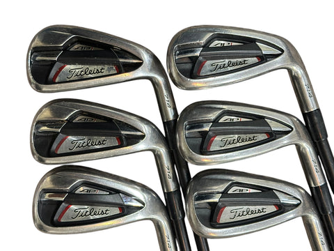Titleist 714 AP1 Irons 6-AW -1/2" Tour AD 65i Sr Flex Shafts GP Tour Wrap Grips