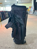 Affinity Golf Stand Bag 6-Way Divider 5 Pockets Harness Handle Rain Hood Blk/Gry
