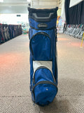 TaylorMade Cart Bag 15-Way Divider 7 Pockets Harness Handle Blue/White