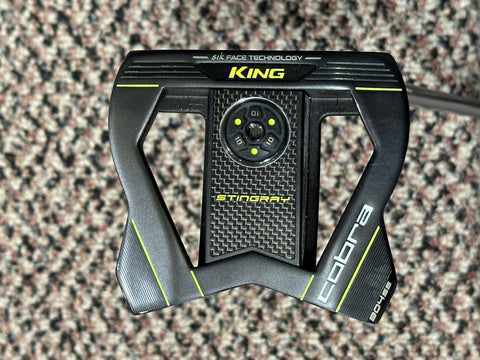 Cobra King Stingray 304SS 34" Putter w/HC KBS CT Tour Shaft Cobra Arccos Grip