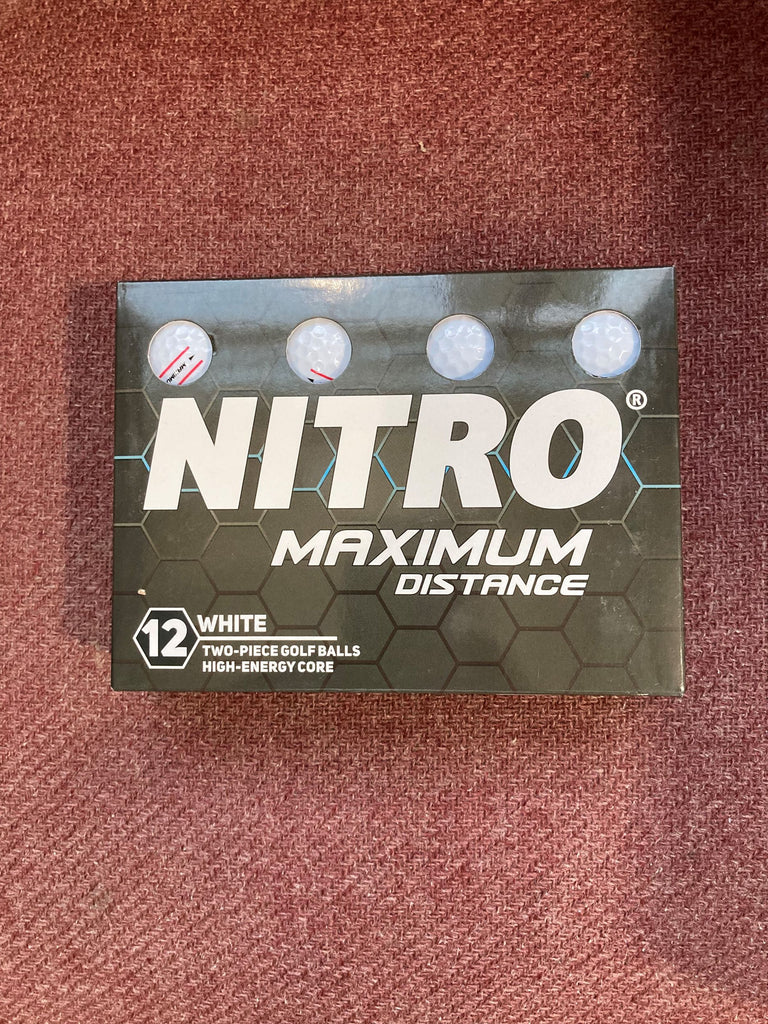 Nitro Maximum Distance Golf Balls 12 Pack