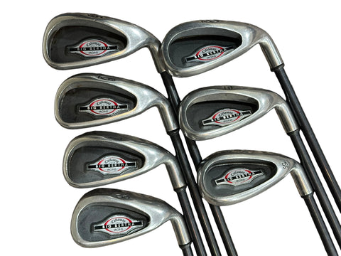 Callaway Big Bertha Irons 5-10(PW) RCH75 R Flex Shafts Lamkin Crossline Grips