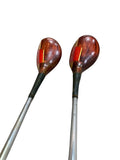 Stan Thompson Ginty Fairway Woods Set 3 & 5 Dynamic R Flex Shafts Grip Rite Grips