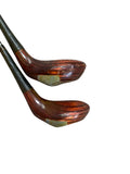 Stan Thompson Ginty Fairway Woods Set 3 & 5 Dynamic R Flex Shafts Grip Rite Grips