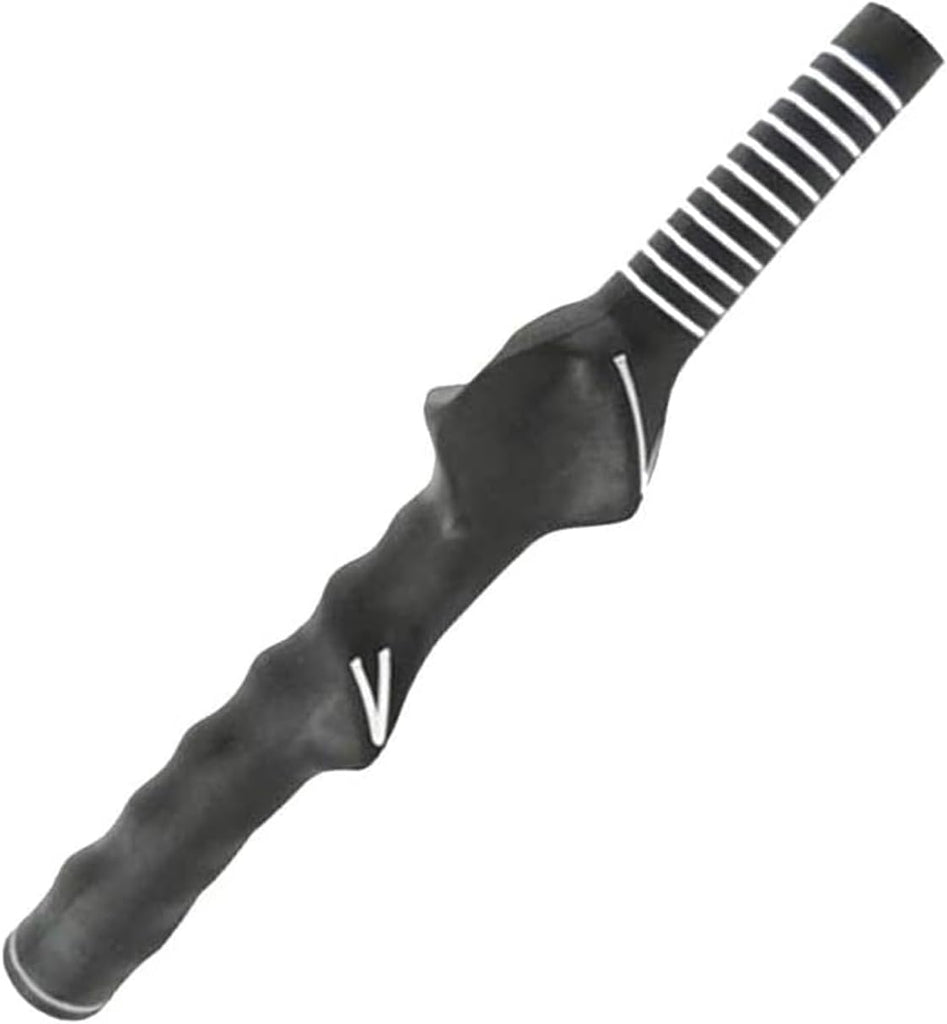 Mike's Golf Right Handed Swing Trainer Grip, Black with White Line
