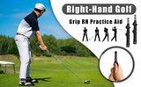 Mike's Golf Right Handed Swing Trainer Grip, Black with White Line