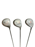 PowerBilt Grand Slam Steel Woods Sets 1, 3, 5, PowerBilt Lite Flex Shafts PB Grips