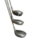 PowerBilt Grand Slam Steel Woods Sets 1, 3, 5, PowerBilt Lite Flex Shafts PB Grips