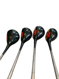 PGA Golf Laminated Persimmon Wood Set 1 thru 5 True Temper Dynamic Stiff Flex Shafts