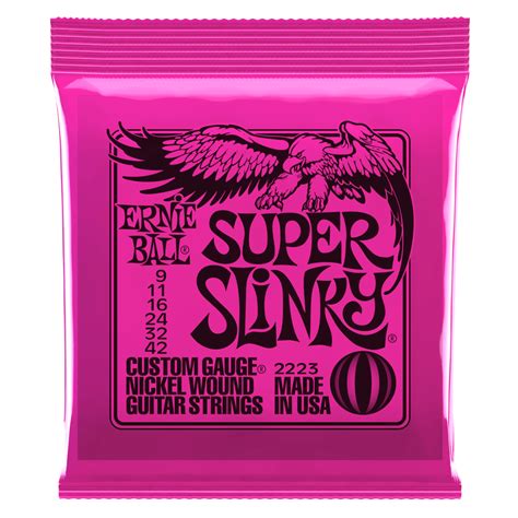 Ernie Ball Super Slinky 2223 Nickel Wound Guitar Strings 9-42