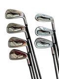 XXIO X Black Iron Set 5-AW Miyazaki AX-1 55g R Flex Graphite Shafts
