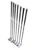 XXIO X Black Iron Set 5-AW Miyazaki AX-1 55g R Flex Graphite Shafts
