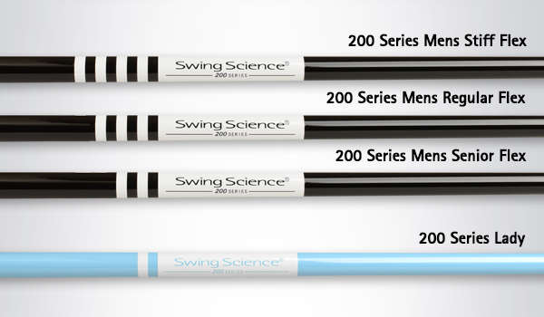 Swing Science 200 Series Ladies Stiff Flex 70g .335 Tip Graphite Shaft