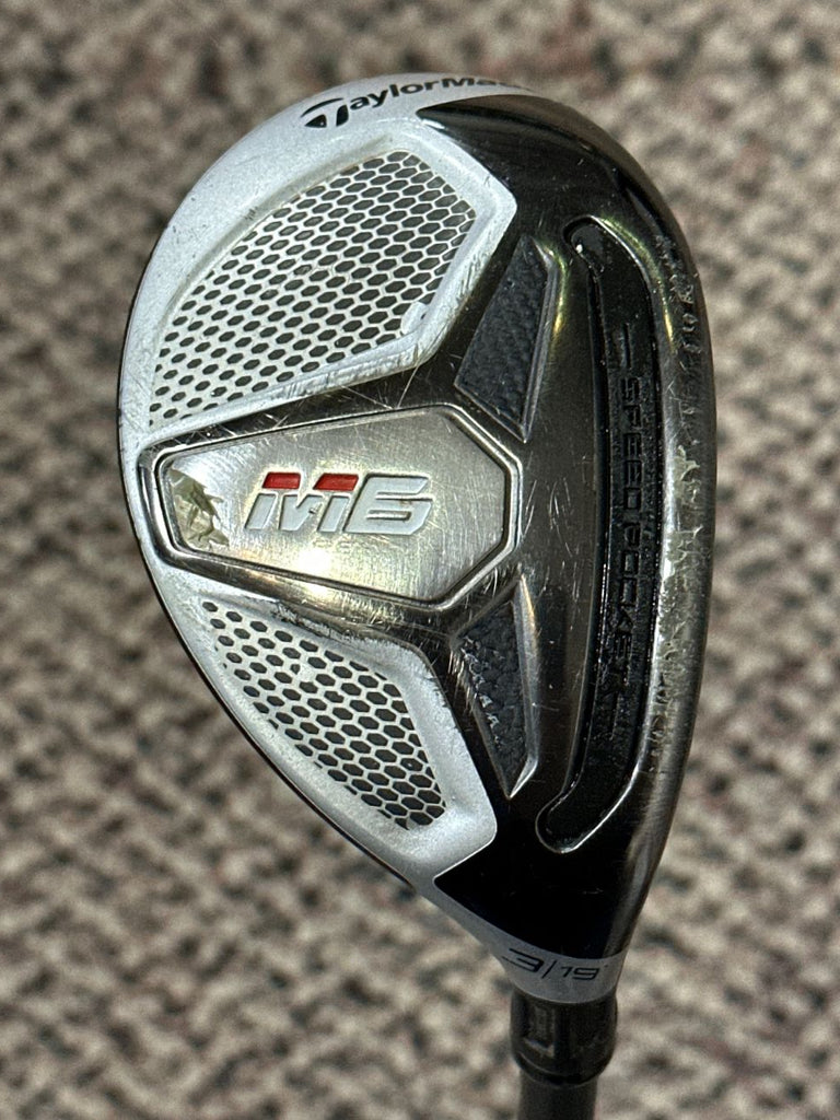 TaylorMade M6 19° 3 Hybrid w/HC Hzrdus 80g 6.5 X Flex Shaft Golf Pride CPX Grip