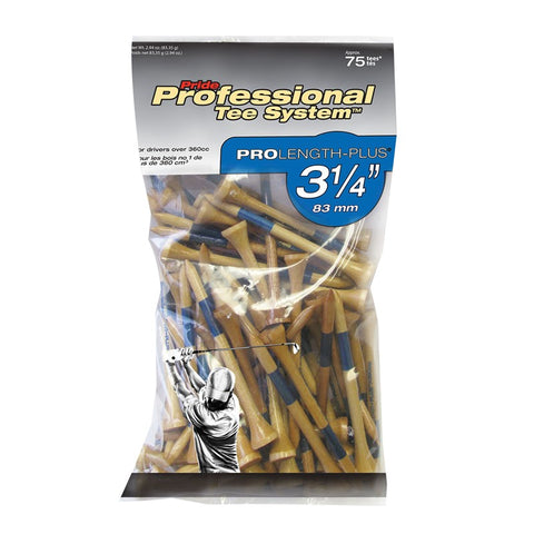 Pride PTS Pro Length Plus 3-1/4" Natural 75 Count 4307N