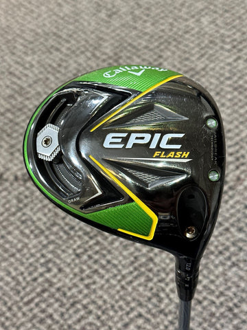 Callaway Epic Flash 12° Driver Even Flow 55g 6.0 S Flex Golf Pride MCC Grip