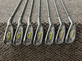 Tour Edge HL3 Ironwood Iron Set 4-PW HL3 55g Sr Flex Golf Pride Tour Wrap Grips