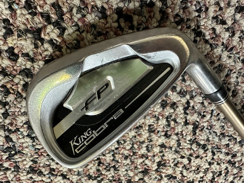 Cobra 2008 King Cobra FP 33.5° 7 Iron Aldila 65g Sr Flex Shaft Chamois Avon Grip