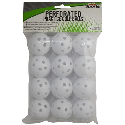 Pride Sports Perforated Practice Golf Balls Dozen