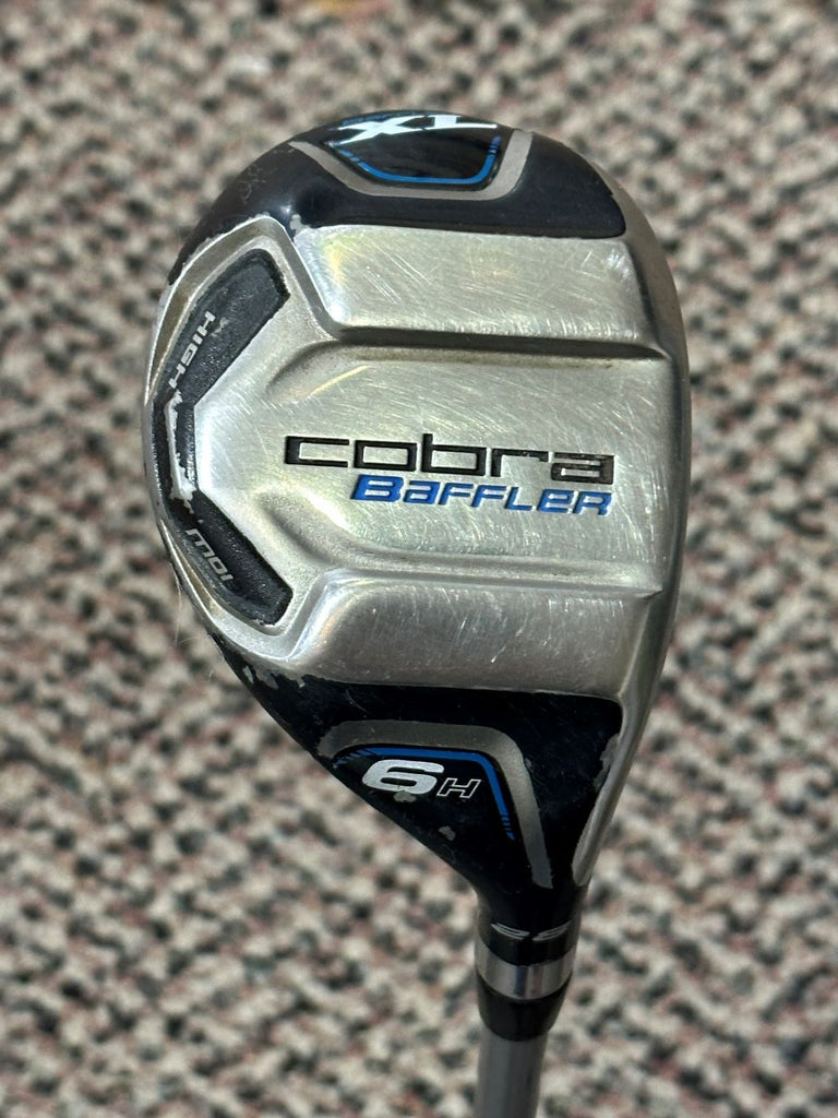 Cobra Baffler XL 28° 6 Hybrid Baffler 60g Sr Flex Shaft Winn Master Wrap Grip