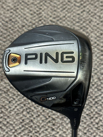 Ping G400 9° Driver Ping Tour 65g X Flex Shaft Golf Pride Tour Velvet Grip
