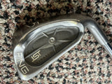 Ping ISI Silver Dot 27° 5 Iron Cushin JZ Stiff Flex Golf Pride Tour Wrap Grip