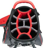 Datrek Go Lite Hybrid Stand Bag Charcoal Red Black 14 Way Divider IDS Top Lock